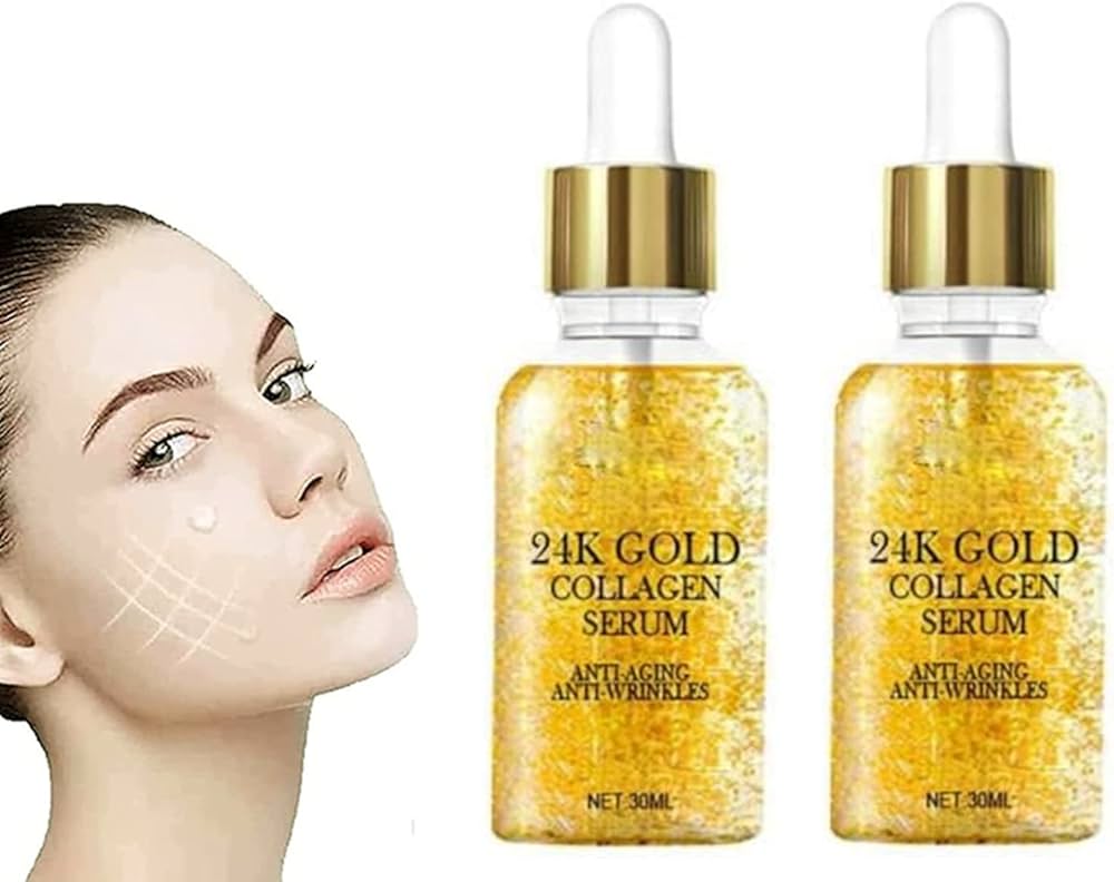 24K Gold Collagen Ampoule Lifting Serum, 24K Gold Serum