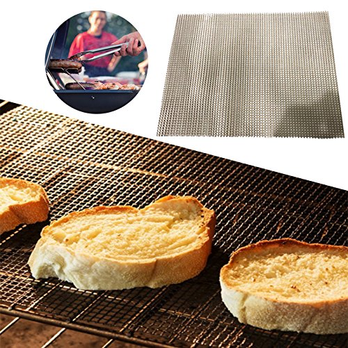 Esteira da malha da grade do BBQ, esteira da grade da grade do assado Esteira antiaderente Teflon an