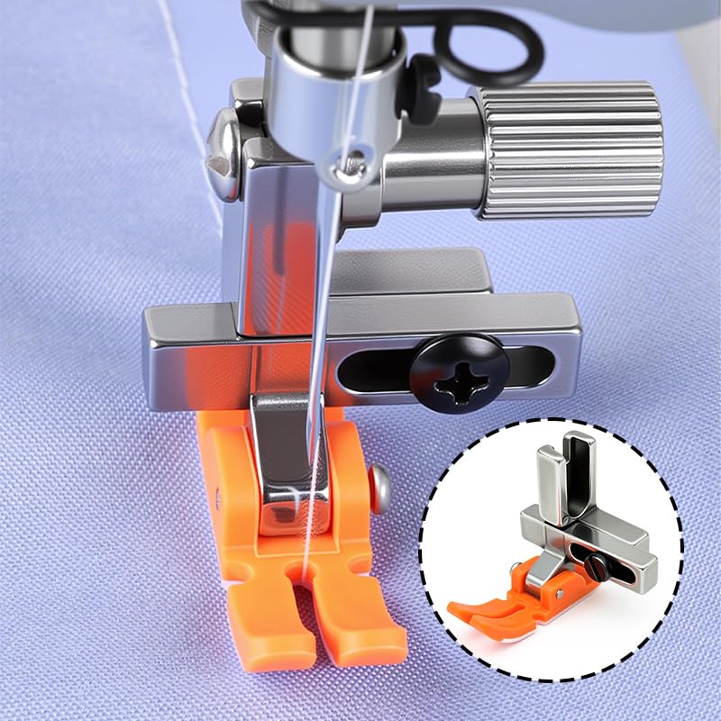 Plastic Teflon Universal Presser Foot Multifuncional Ajustable miniatura 6