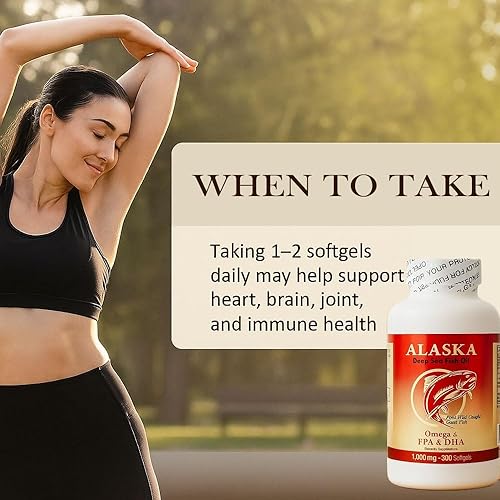 Miniatura 4 de Alaska Deep Sea Fish Oil Omega-3 EPA - DHA 1000 mg 300 cápsulas blandas