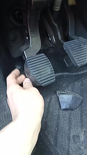 2pcs Couvre-Pédale D'Embrayage De Frein Repose-Pieds