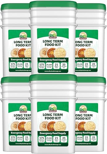 Miniatura 9 de Valley Food Storage Kit de suministro de alimentos a largo plazo de 15 días  175 porciones, 2.65oz + proteína diaria y más de 1,800 calorías por día