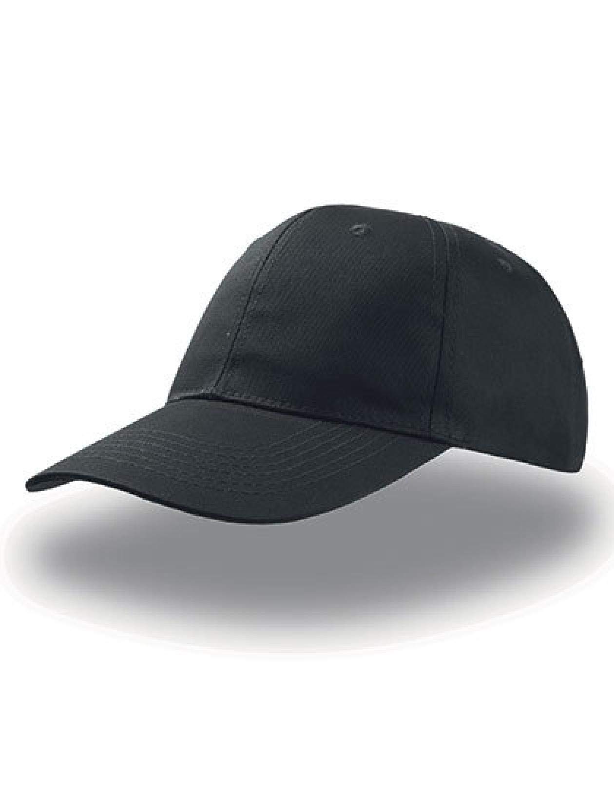 Atlantis Start Six 6 Panel Baseball Cap - Black - OS