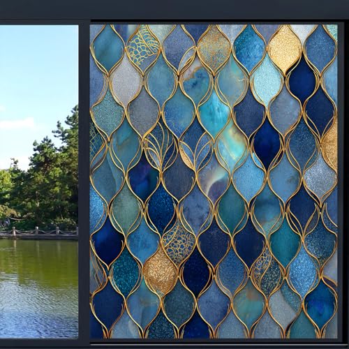 Vinilo Decorativo de Vidrio Modern Fish Scale 70x120 cm miniatura 1