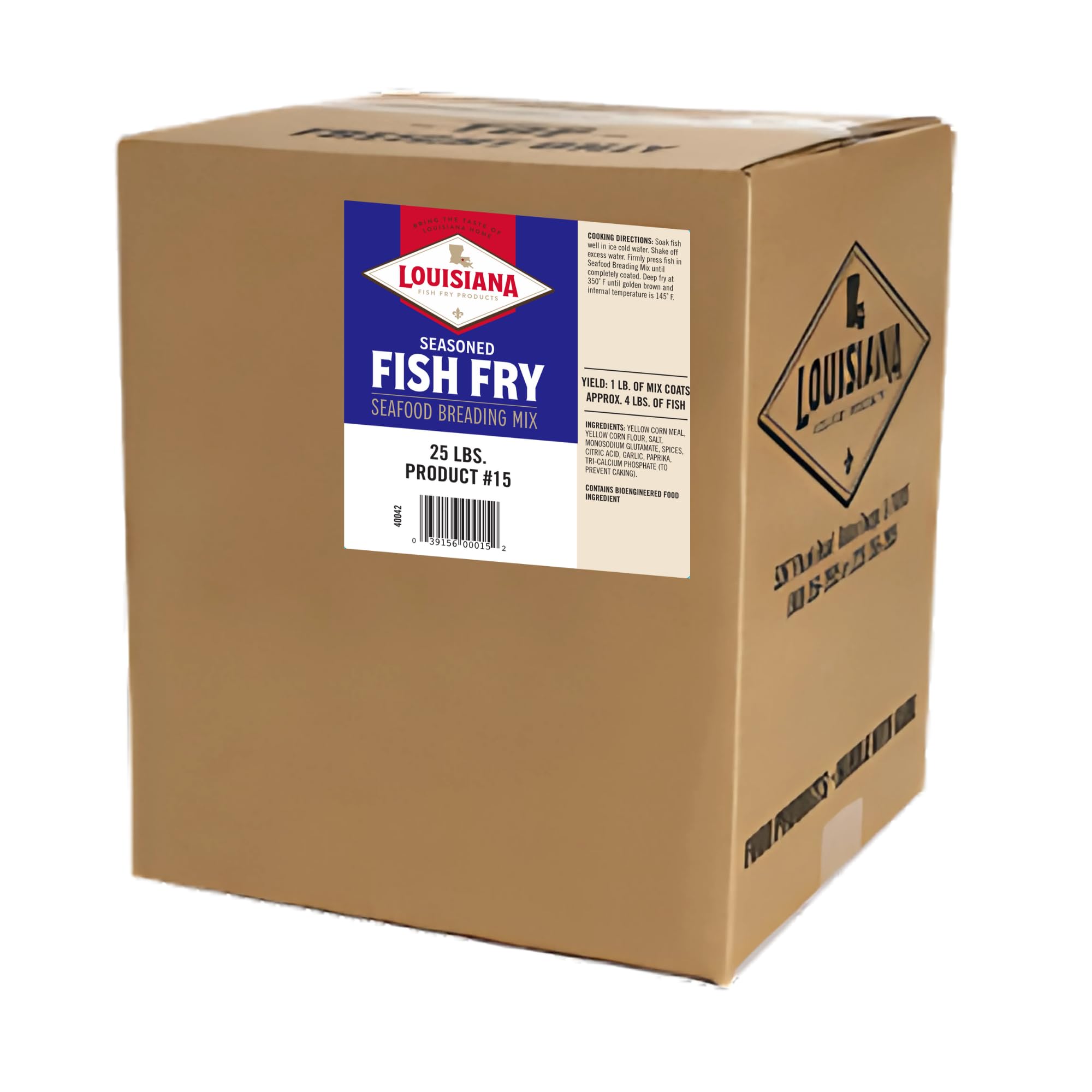 apprentacies fried fish cooking box Amazon.com : Louisiana Fish Fry Seasoned Fish Fry 25lb Bulk, Food Service  (25 Pounds) : Grocery & Gourmet Food
