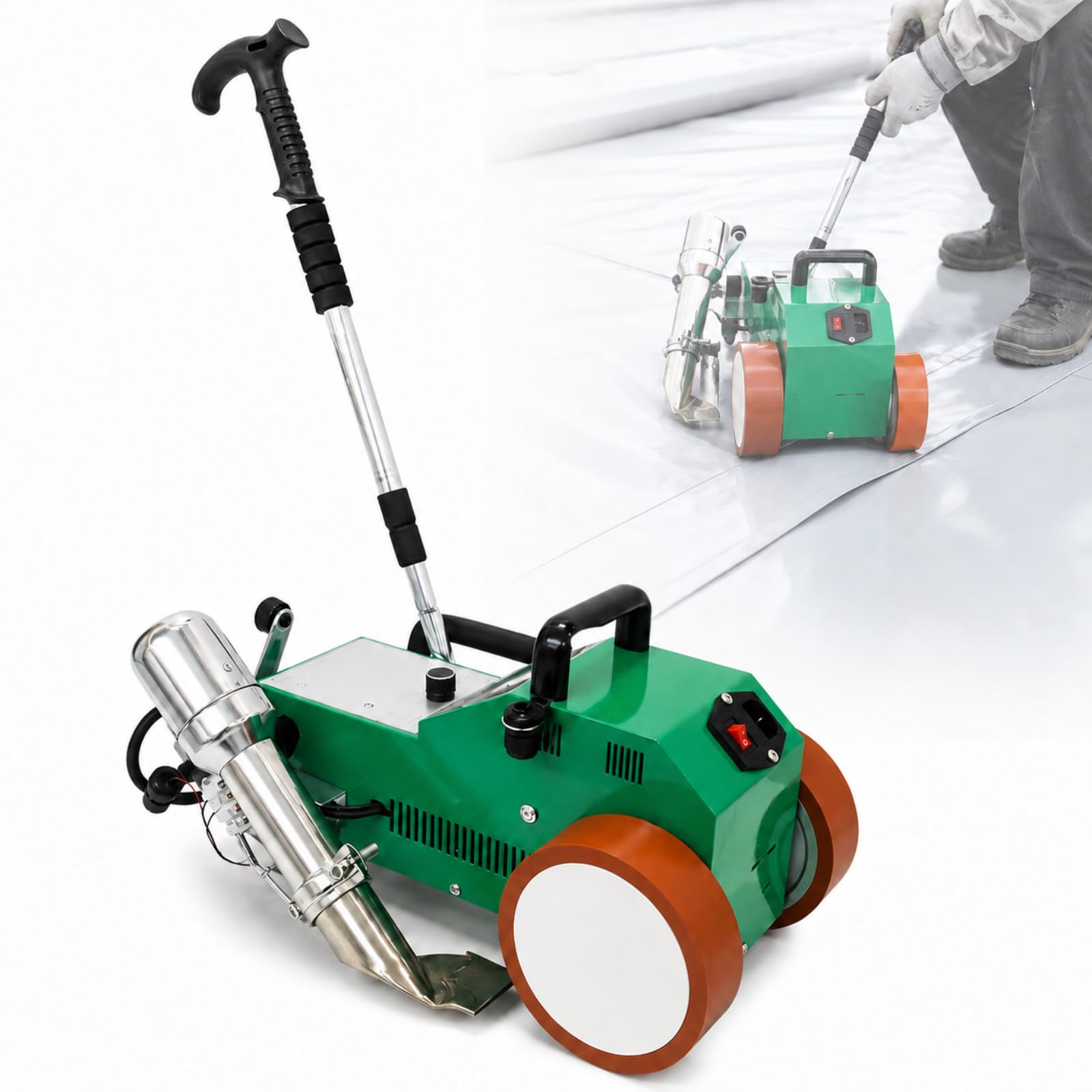 Saldatrice Automatica Per Striscioni In Pvc, Macchina Per Giunzione Senza Giunture Con Controllo Digitale Della Temperatura, Per La Saldatura Di Giunture Di Coperture, Teloni E Striscioni In Pvc