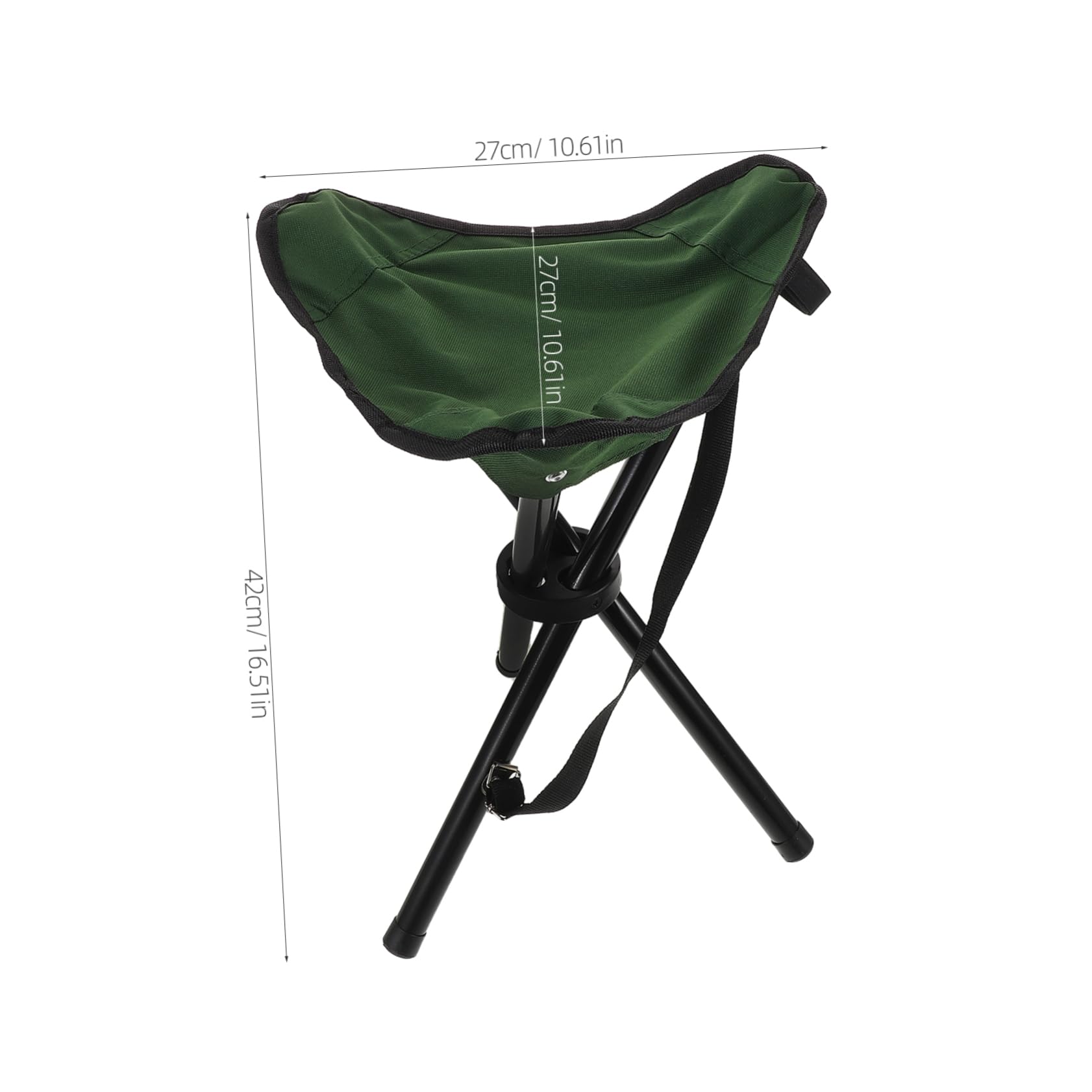 SUPVOX Compact Folding Camping Stool Lightweight Portable Chair for Fishing Hiking Gardening Heavy Duty Design with UV Water Resistance Outdoor Seating