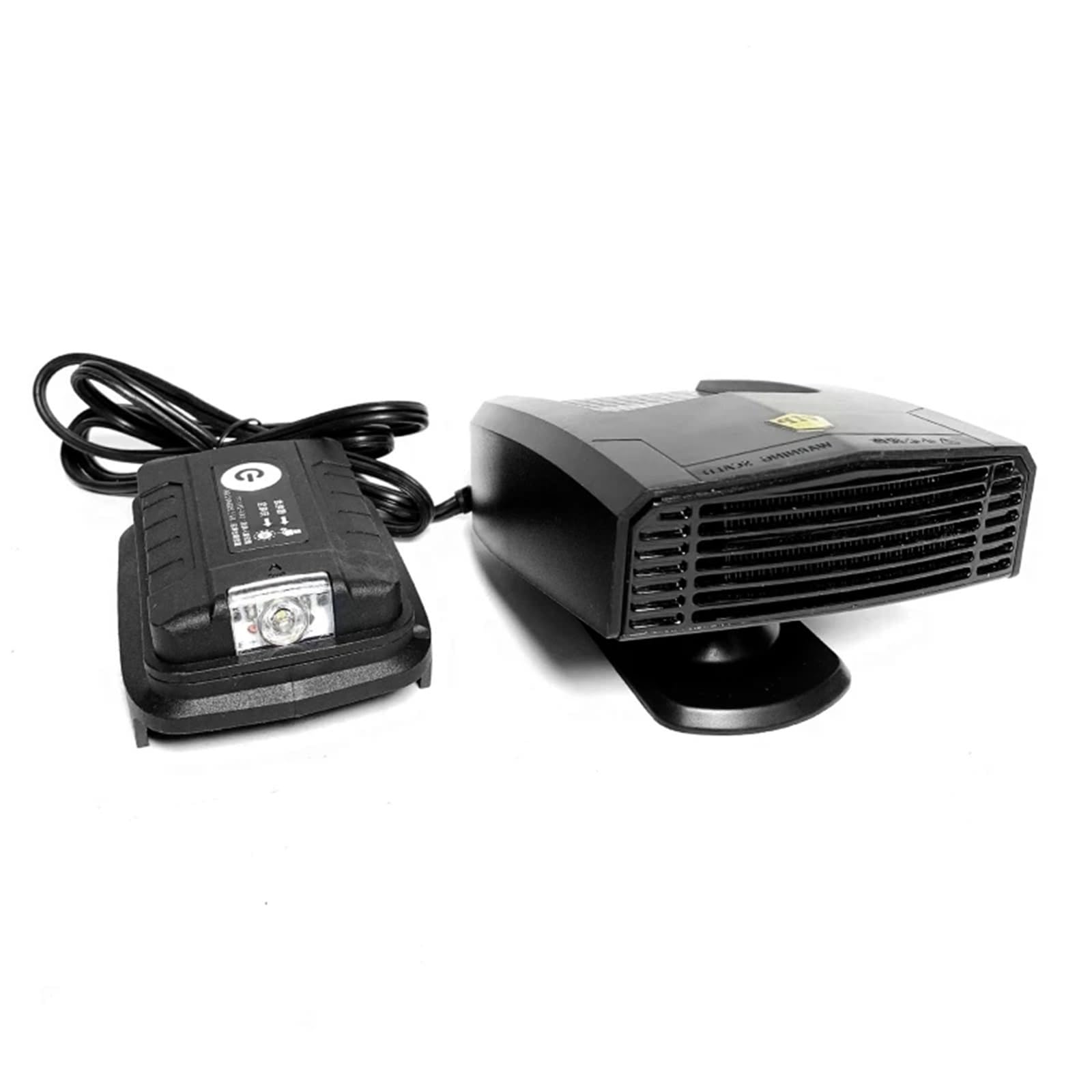 Chauffage Diesel Voiture Électrique 600 W, Noir/Rouge, Refroidissement Rapide, Ventilateur De Chauffage, Désembuage, Dégivreur Rapide, Compatible avec Makita 18 V Tuyau à air Chaud(Red)