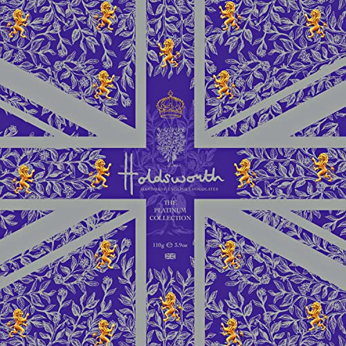 Holdsworth Chocolates Occasions Collection - The Platinum Collection Filled with Handmade Truffles and Assorted Milk Dark and White Chocolates Perfect for gifting 110g