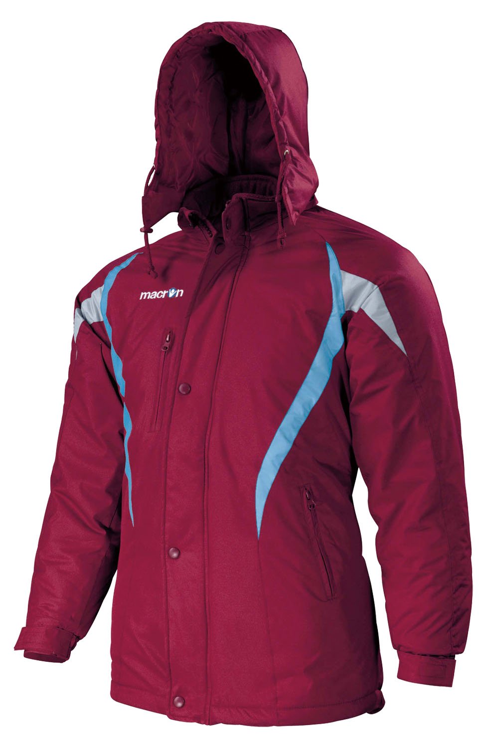 Amazon.co.jp: macron(マクロン) ハーフコート 9103 エンジ×サックス S