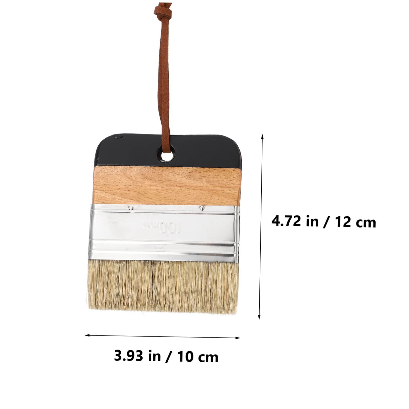 Housoutil Pinceles para Pintura al Óleo Mango de Madera y Cerdas Flexibles Juego de 4 Fácil de Sujetar Adecuado para Pintar y Decorar Superficies