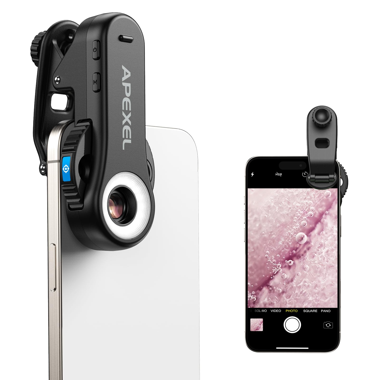 Amazon.co.jp: 【業界初の倍率可変顕微鏡 】スマホ顕微鏡 0/40X/80X