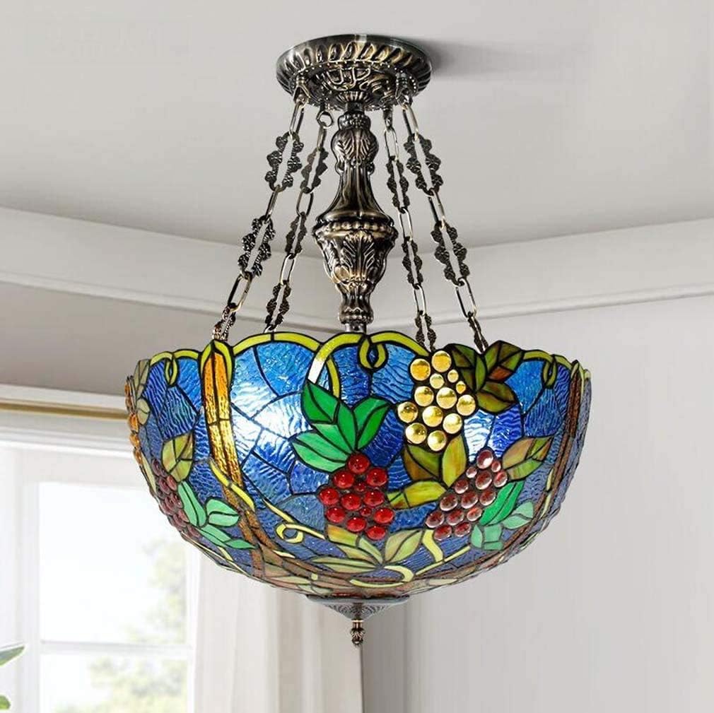 Pendant Lights Tiffany Style 3 5 Light Chandelier Retro