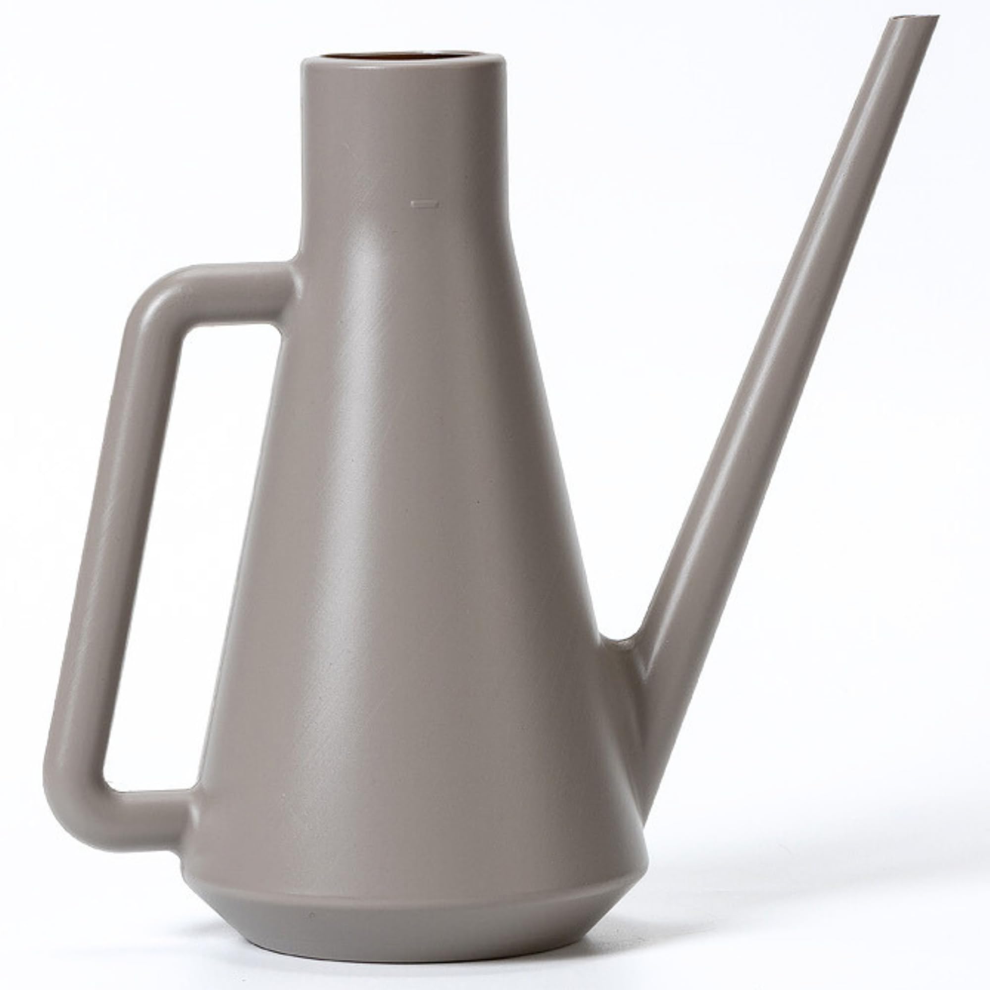 Plastia Taupe Watering Can Pierre 1,8 Liter - Small Watering Can For Indoor And Outdoor Plants - Plastic House Plant Water Can,
