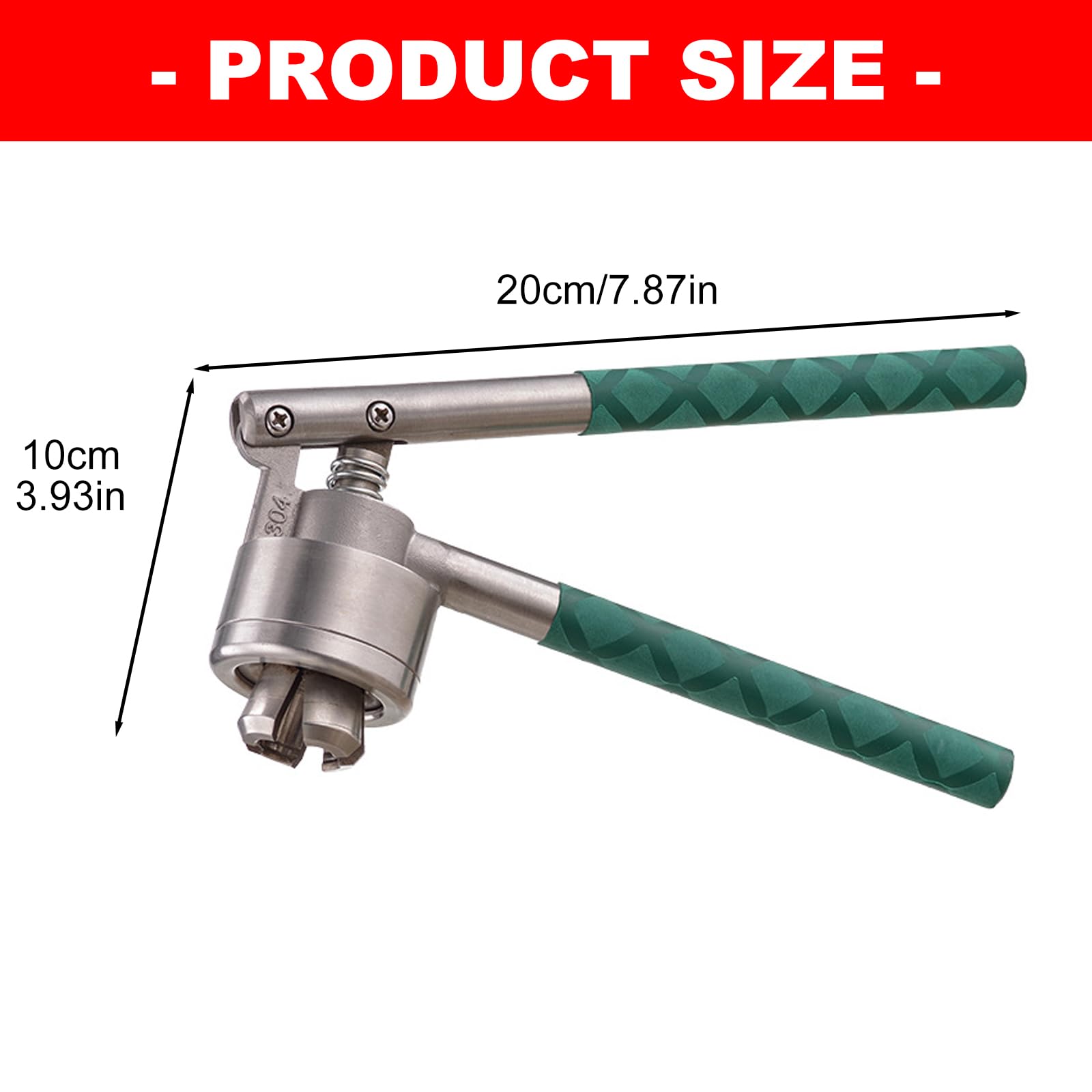 Fläschchen Crimper Verschließwerkzeug mit Hebelmechanismus, Fläschchen Crimper für 13 mm / 15 mm / 20 mm Abdrehkappen