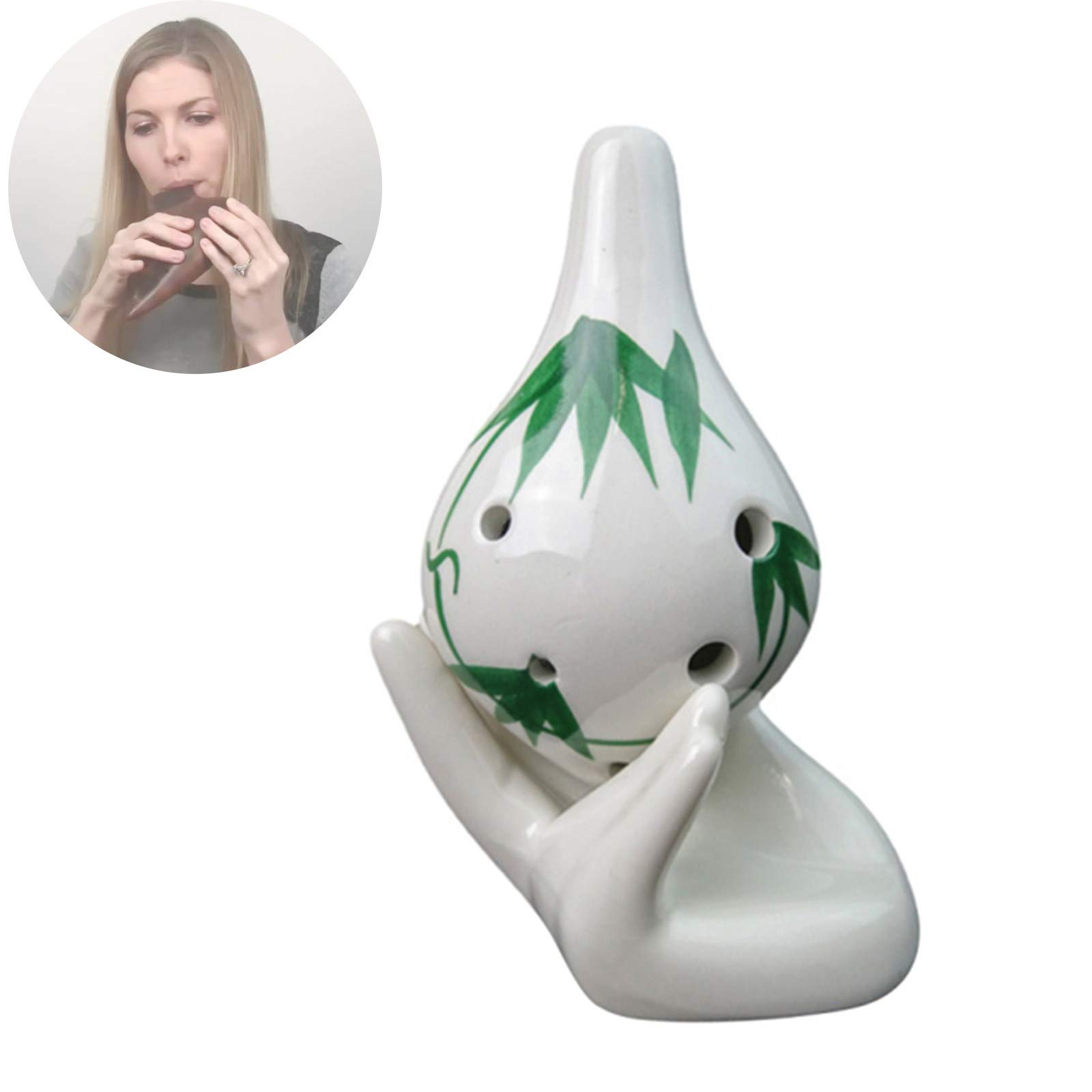 Buy Long mouth Ocarina 6 Hole Ocarina C Key Legend of Zelda Ceramic