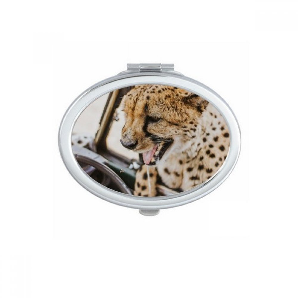 Miroir de Maquillage Ovale Mouton Terrestre Portable pour Ajuster votre Teint n'importe où