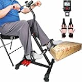 Pedal Exerciser Bike Hand Arm Leg and Knee Peddler Adjustable Fitness Equipment for Seniors, Elderly Home Dual Pedal Exercise Bike for Total Body - Great Gift for Elderly Rehab