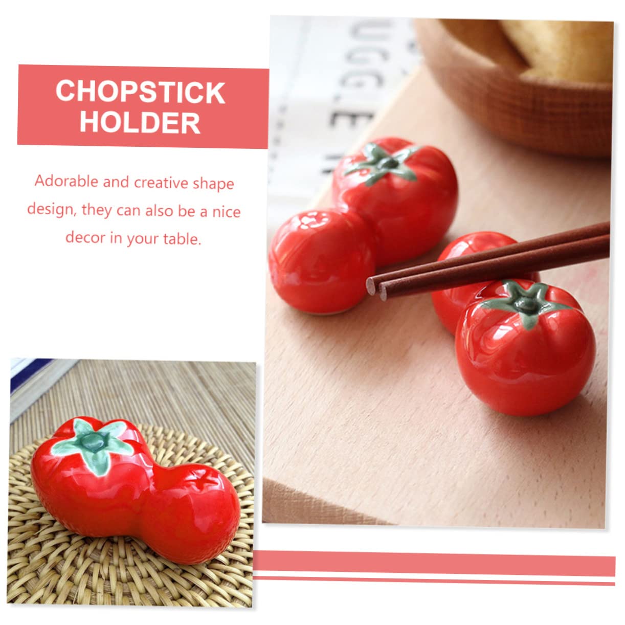 BEBEMOKO 3pcs Ceramic Chopstick Rest Chopsticks Rest Rack Fork Cutter Stand Desktop Chopstick Holder Spoon Stand Fork Holder Rest Japanese Chopsticks Pillow Cutlery Rest Fork Stand Ceramics