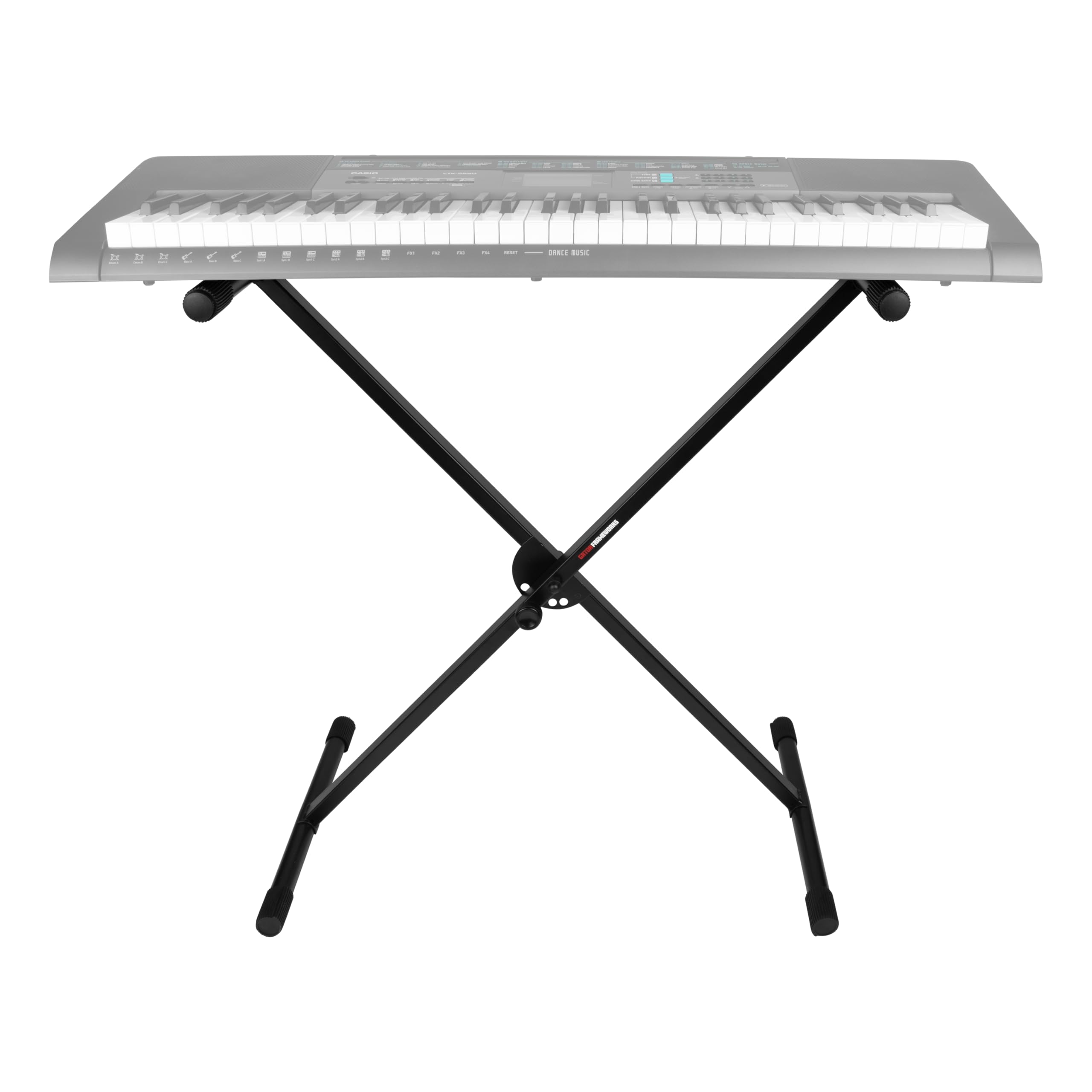Gator Frameworks Kompakte und klappbare Keyboard-Bank und X-Stand Set; (GFW-KEYBENCH-Set)