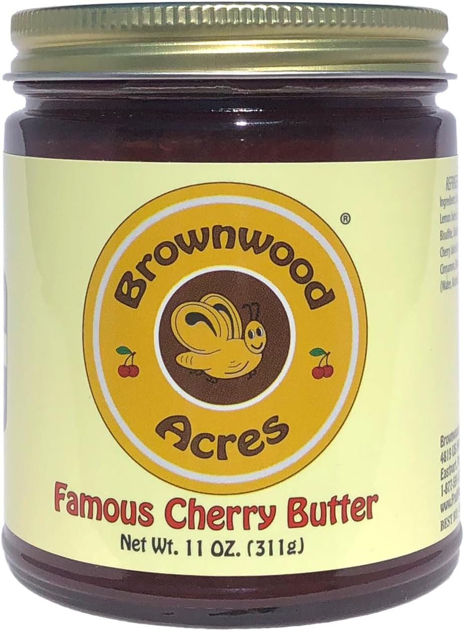 - Famous Cherry Butter by Brownwood Acres, A Northern Michigan Favorite! (11 Ounce)