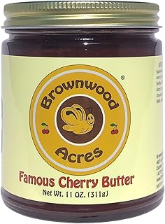 Famous Cherry Butter by Brownwood Acres, A Northern Michigan Favorite! (11 Ounce)