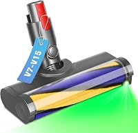 RUKHOOL Dyson V11 V15 V10 V8 V7 padlófej kefe LED világítással pótalkatrész 1