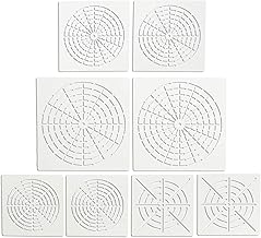 Gnognauq 8pcs Mandala Dotting Stencils Mandala Stencil Template Mandala Art Dotting Tools for Painting Rocks Canvas Wood