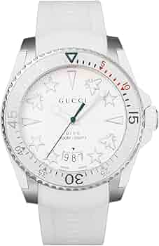 GUCCI ホワイト シリコン 時計 Amazon.co.jp: [GUCCI] 腕時計 DIVE YA136337 ホワイト [並行輸入品