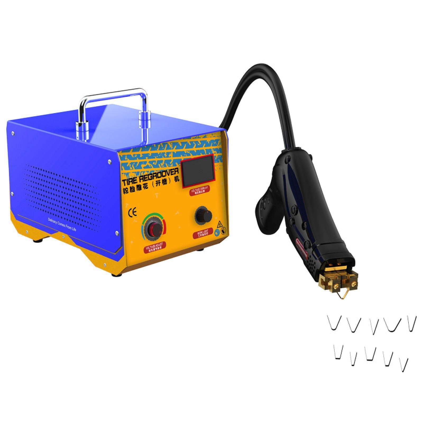 Jybnbbe Tire Grooving Machine,1000W Rubber Slotting Tool With Ergonomic Handle Tire Grooving Tool Kit For Tire Carving Tread Carving Rubber Grooving