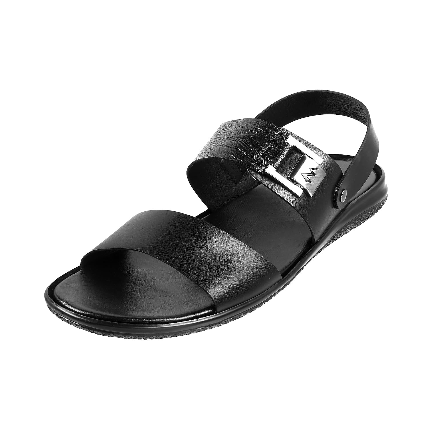 Metro Men Black Casual Leather Sandals Uk/9 Eu/43 (18-149) (B0CZ7LYBQF) Amazon Price History, Amazon Price Tracker