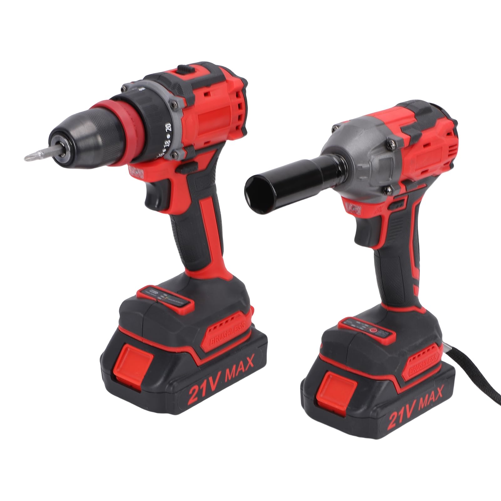 Taladro Inalámbrico 21V Llave Eléctrica Juego de Herramientas 2