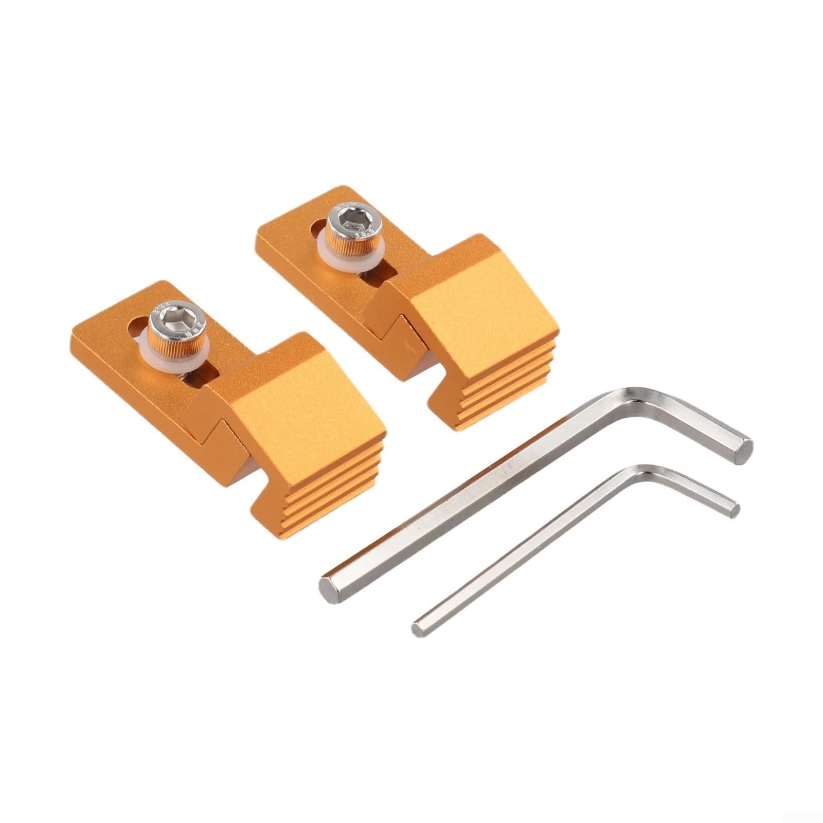Evita colisiones con abrazaderas laterales CNC de perfil bajo para fresado en T-Track