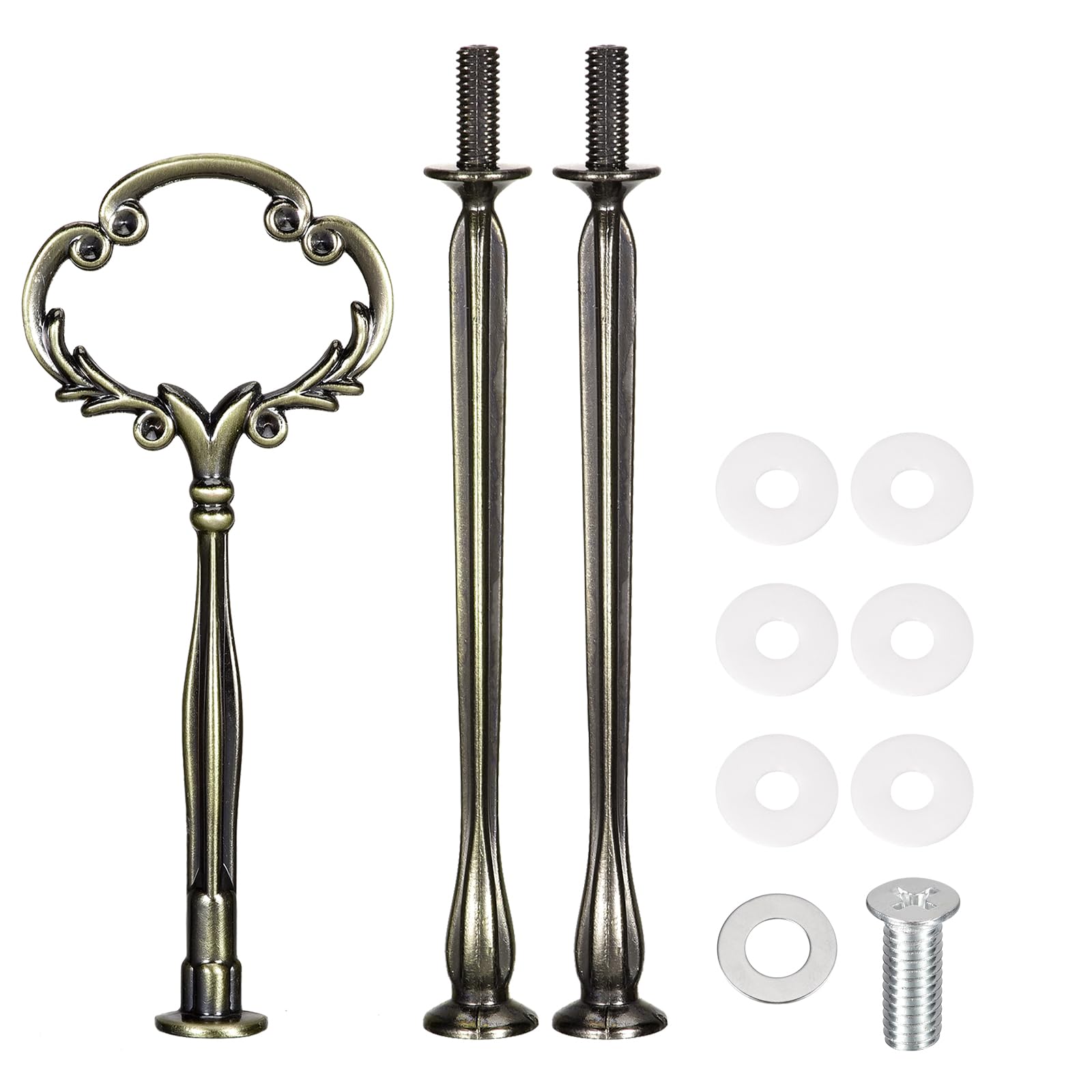 Poignées pour présentoir à gâteaux à 3 étages pour décoration de table de mariage champêtre
