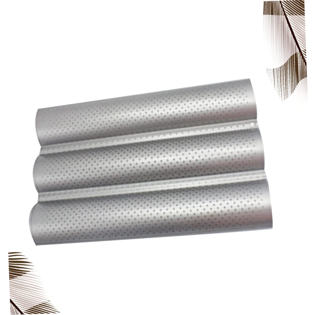 Molde Fácil o de Baguettes Hornear Acero de 3 al para Carbono Usar Ranuras y Limpiar, Adecuado para Pan Francés en Casa Panadería