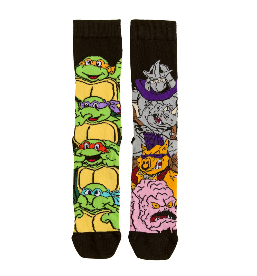 TruffleShuffle Teenage Mutant Ninja Turtles Heroes And Villains Socks