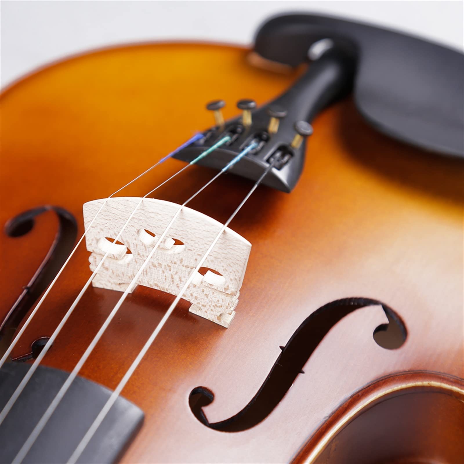 Violinen Maple Matte Violine 4/4 3/4 Geige Anfänger Mit Etui Bogen Saiten Komplettes Set Zubehör Violine (Color : 4/4)