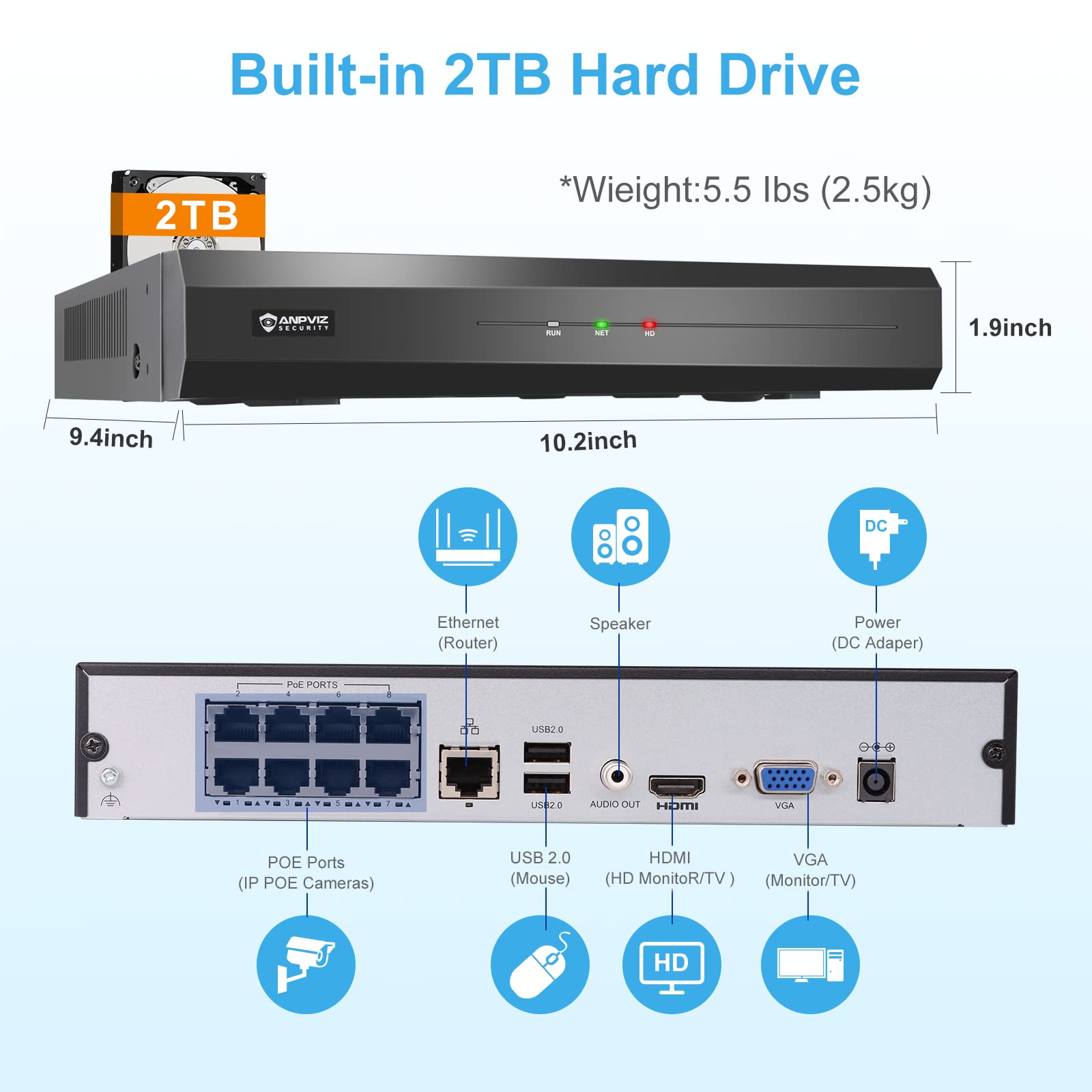 8-Quart Digital Air Fryer