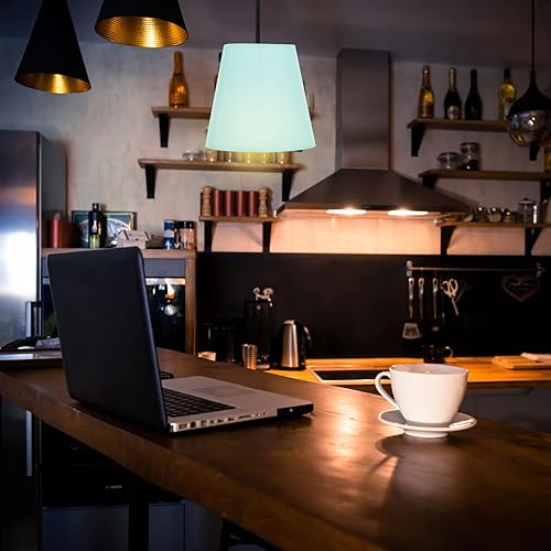 Miniatura 3 de FRCOLOR Mesas al aire libre Pantalla de lámpara pequeña Pantalla de luz colgante Pantalla de tela Cubierta de lámpara de mesa para lámpara de mesa y