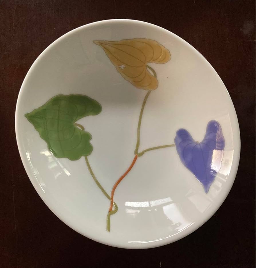 Amazon | 深川製磁 採み草 楕円取皿揃 箱入り 5枚 宮内庁御用達