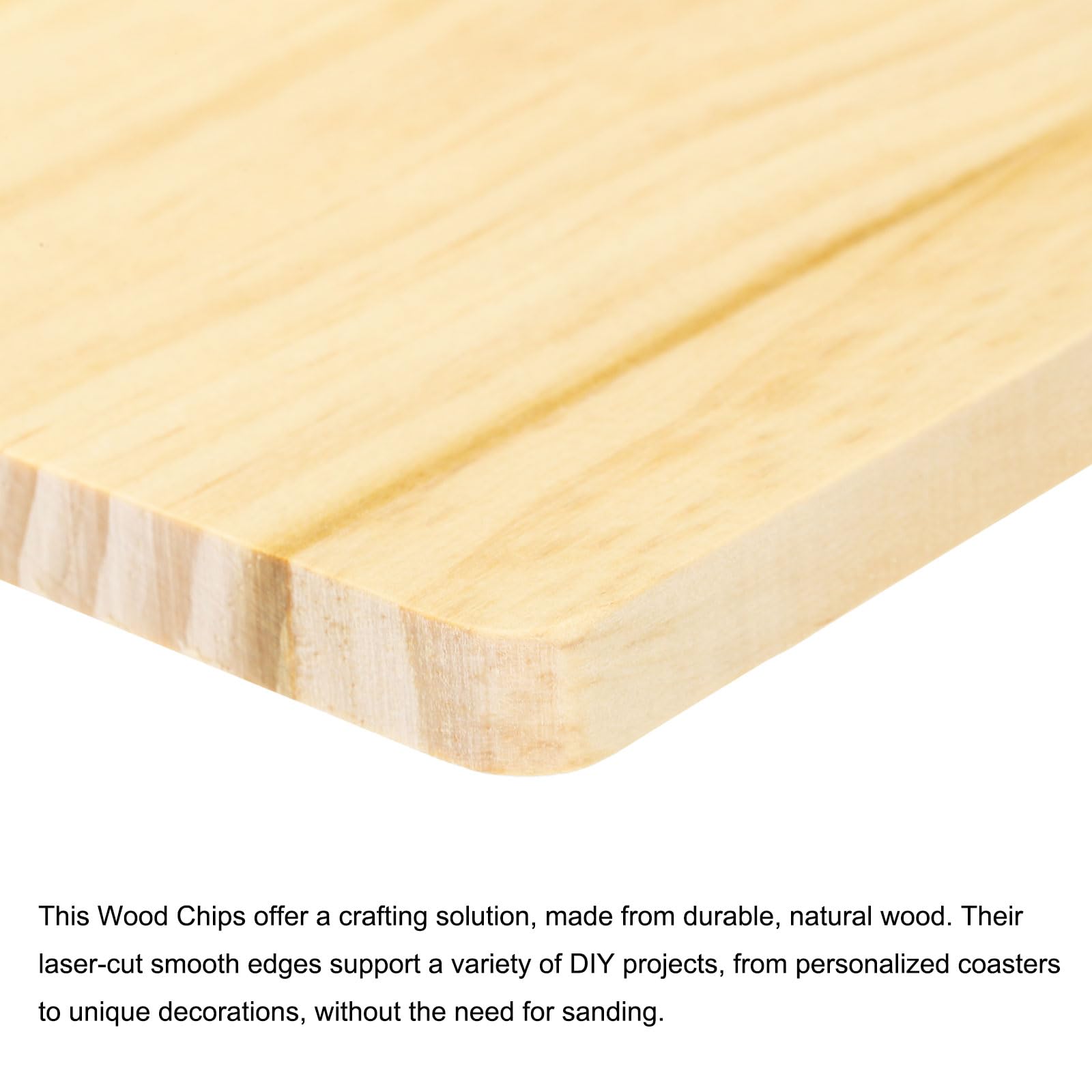 QUARKZMAN 24 Set Fette Legno Trucioli Legno Non Finiti Decorazioni Rotondo Casa e Artigianato Trucioli Legno Vuoti per Artigianato e Incisione Legno con Tappetino Antiscivolo