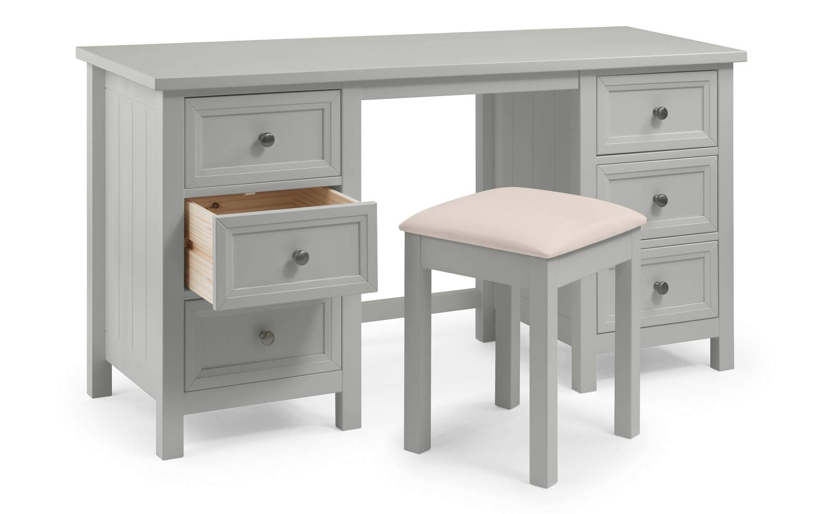 Julian Bowen Maine Dressing Table, Dove Grey