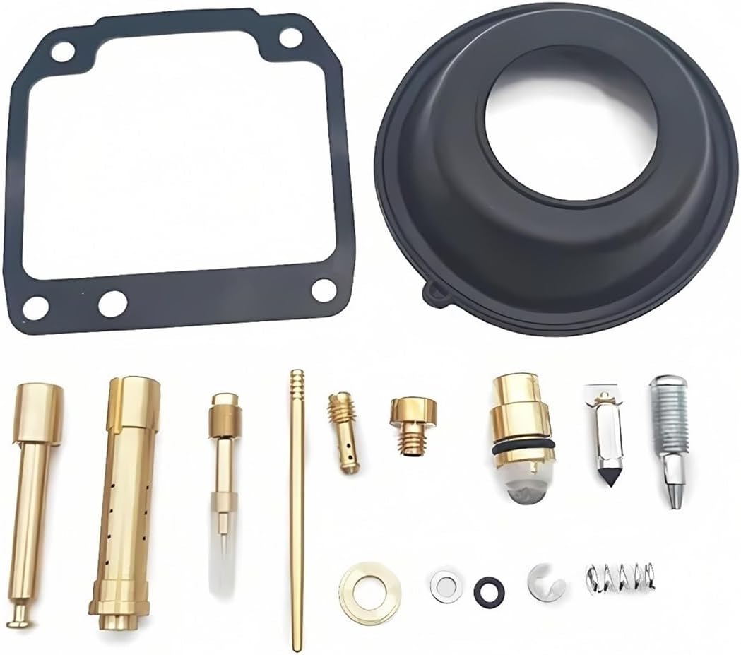 キャブレター修理キット フローティングニードルシートガスケット 真空ダイヤフラム付き ヤマハ XJ400D 1981 XJ 400