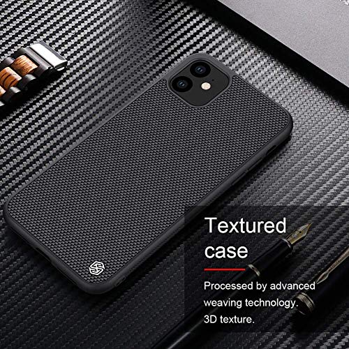 Image of Nillkin Case for Apple iPhone 11 (6.1 inch Inch) Textured Series Nylon Fiber Tough & Durable PC + TPU Material Luxury Protect Black