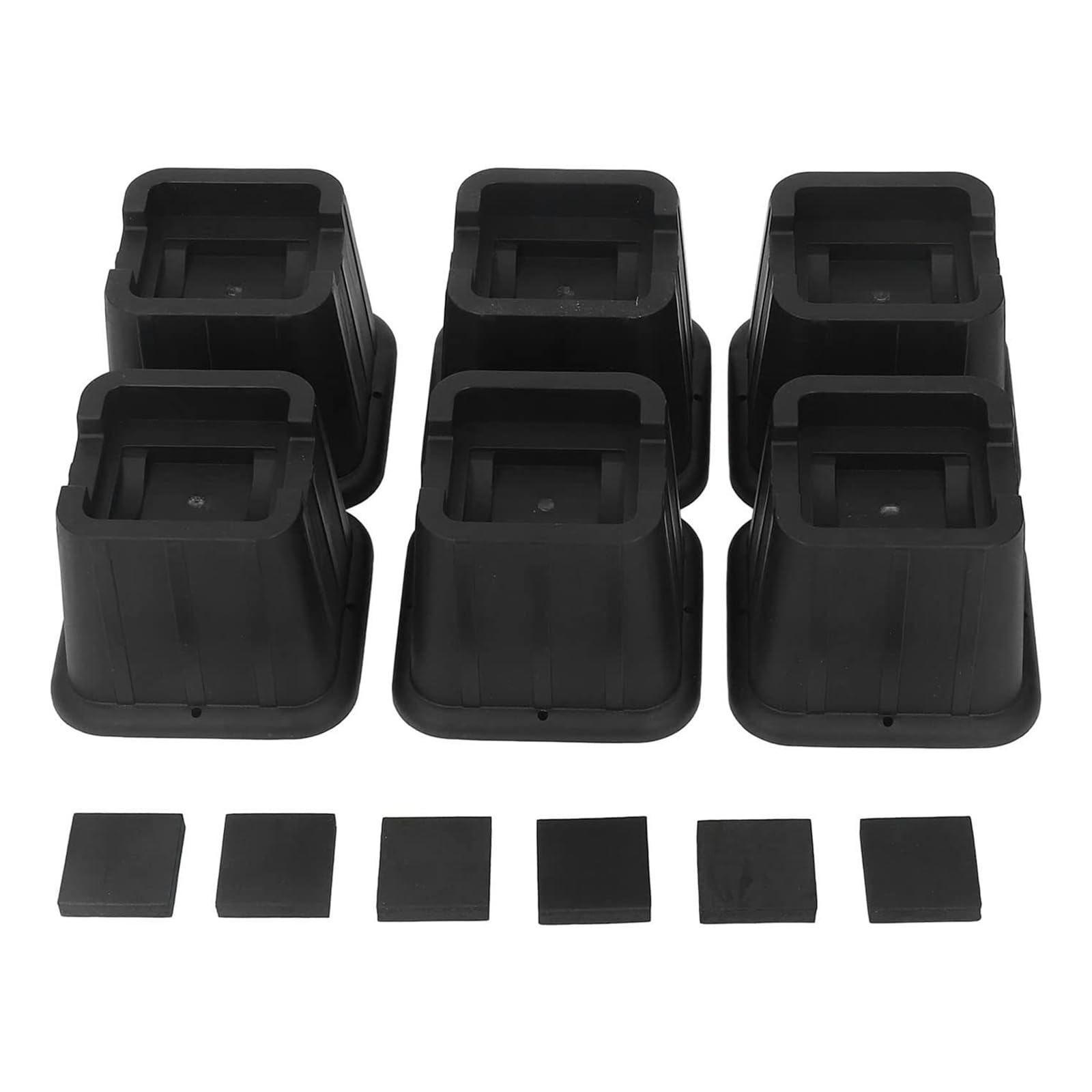 Muebles generales Elevadores de piernas sin patines Cama Sofá Pies Acolchado Amplificador de altura Diseño fuerte Fácil Mantenimiento Fácil Elevadores de muebles apropiados para la edad