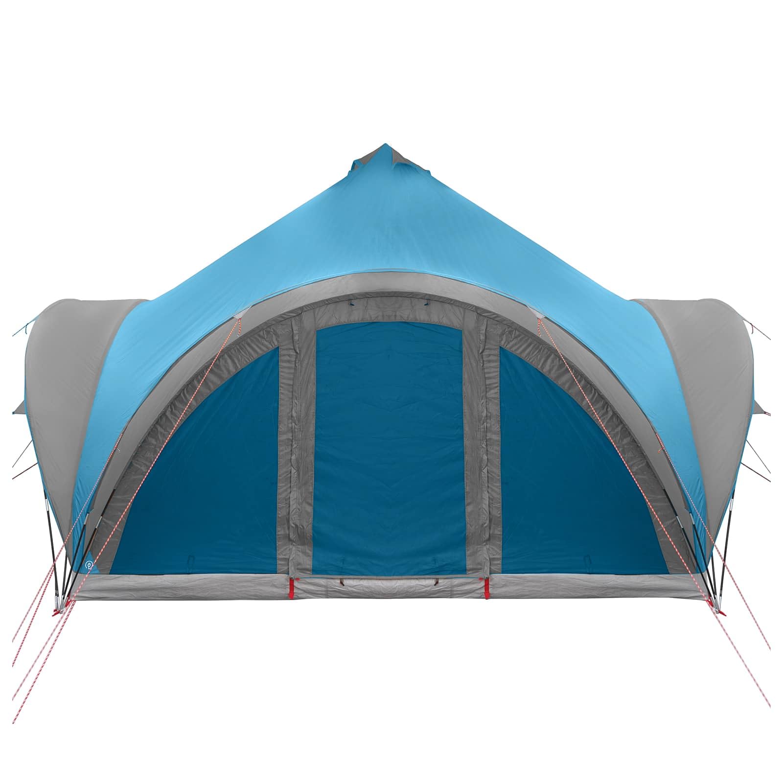 Tipi-Zelt für 6 Personen, Polyester, Stahl, Grün