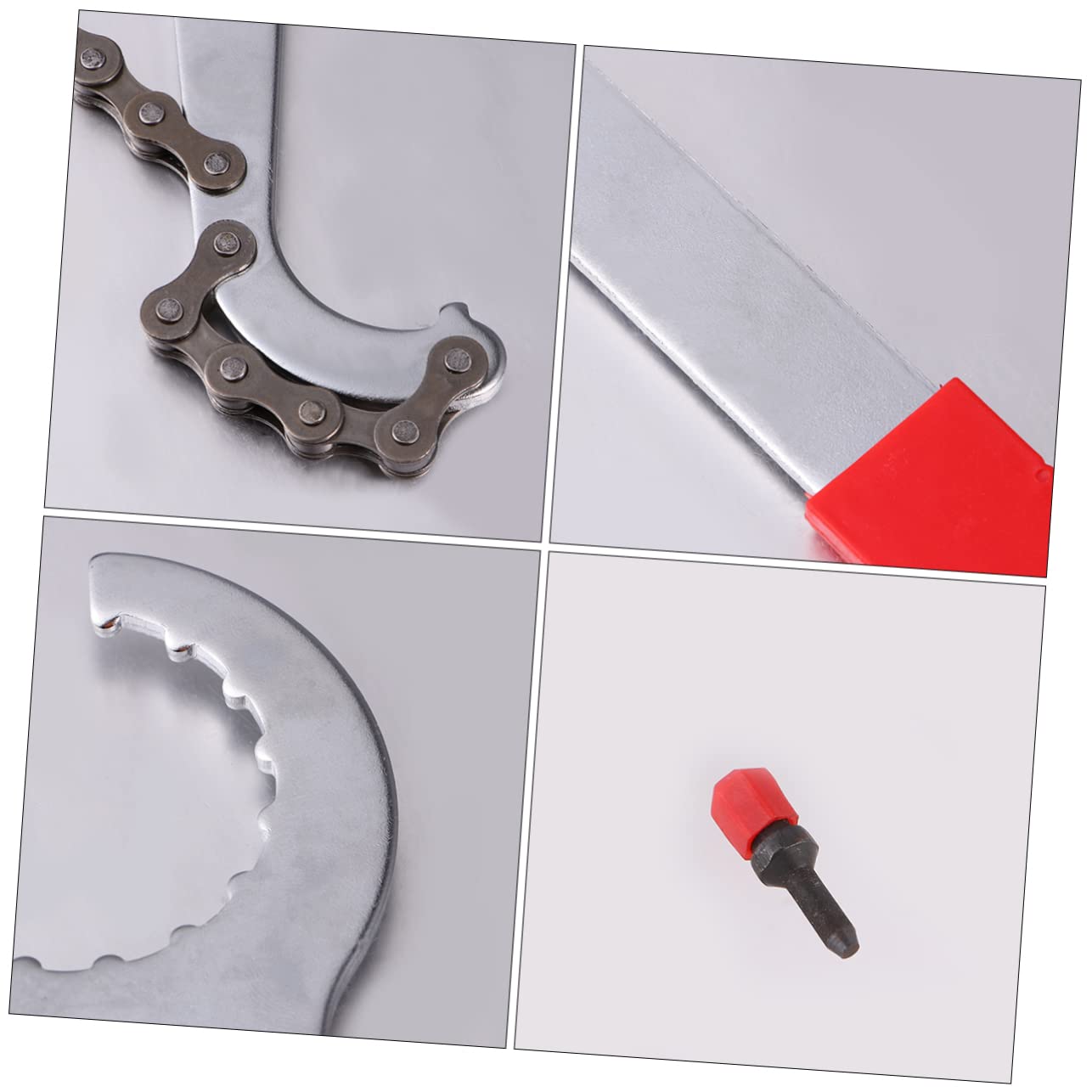 VANZACK 1 Set Bicycle Repair Tool Includes One Shaft Tool Freewheel Remover Bottom Bracket Remover and Chain Breaker Durable for Mountain Road Bikes