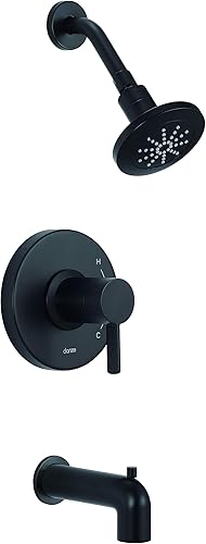 Gerber Kit de molduras para bañera y ducha Amalfi de fontanería con cartucho Treysta