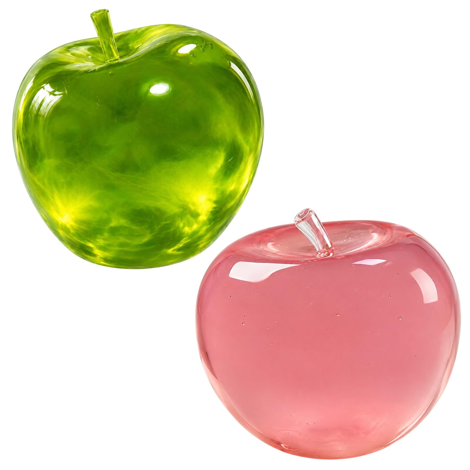 JaiZvt Sand Squishy, Smushers Squishy Apple, Squishy Fruit Sensory Tool for Focus Enhancement and Stress Relief, Red and Green Apple Squishies