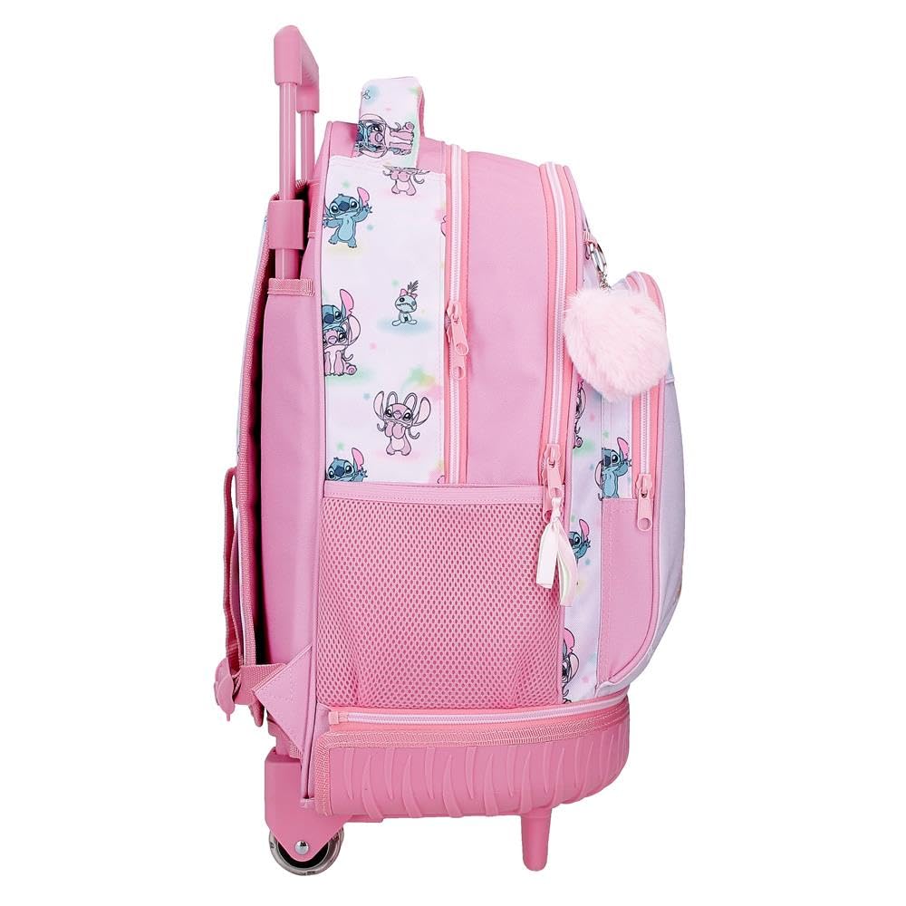 Joumma Disney Stitch You & Me Mochila Compact 2 Ruedas Malva 32x45x21 cm Poliéster - 2
